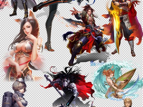 游戏人物网游人物游戏角色游戏道具免.