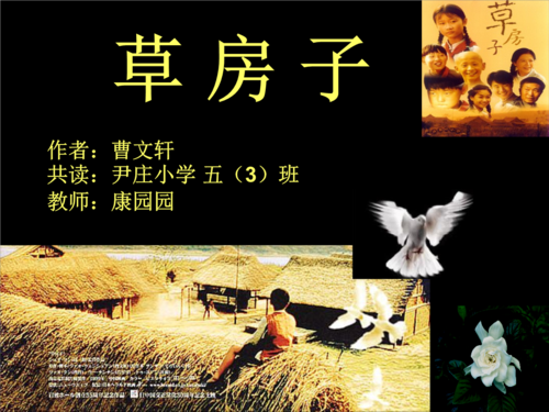 《草房子》读书交流会(一)说明讲解研究报告.ppt