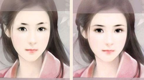 下面有两个图可以以之为标准,散则把旁边散的去掉;乱则用手沾水顺顺