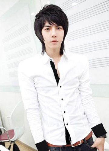 男人长头发怎么梳理男生非染烫长发发型2