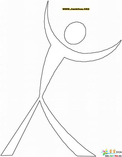 卡通舞蹈简笔画图片5张