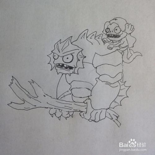 深海巨人僵尸怎么画