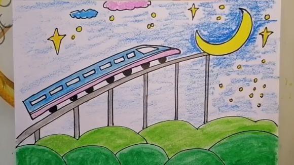 我们的中国梦儿童画