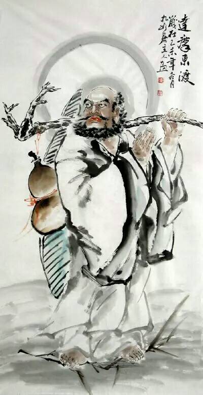 何奕兴四尺人物画