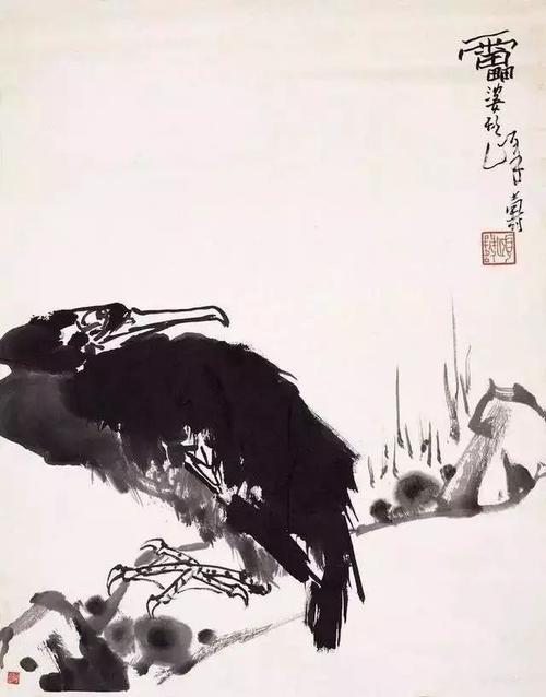 潘天寿花鸟作品