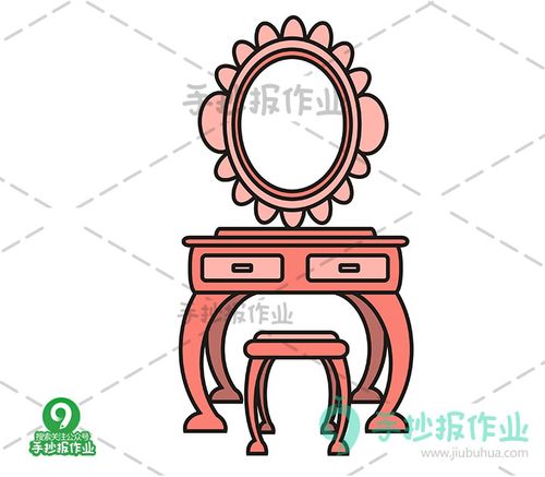 梳妆台简笔画