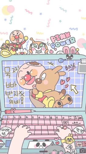 少女心壁纸可爱锁屏原宿小清新ins软萌平铺动漫壁纸高清壁纸粉色系