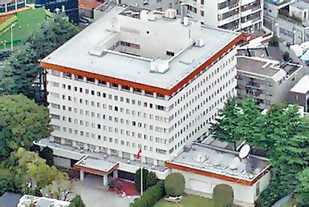 资料图:位于东京的中国驻日本大使馆
