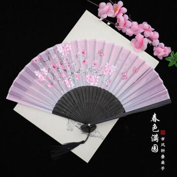 扇子女式古风流苏中国扇古风折扇中式古典古装古代舞蹈扇子中国风特色