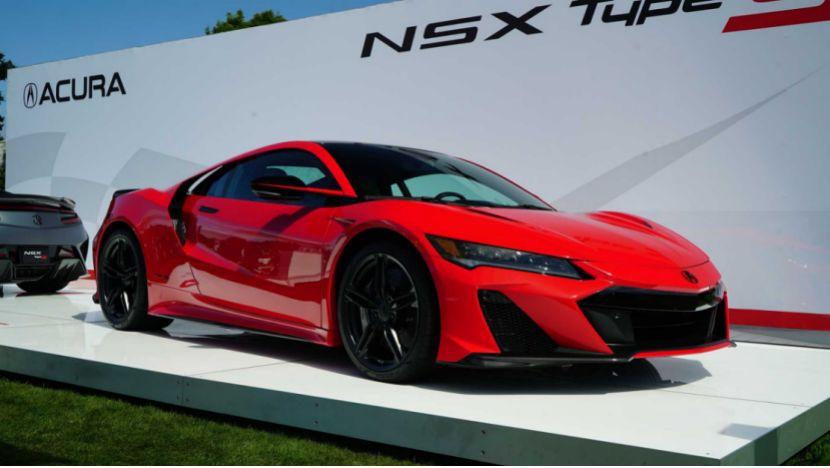 讴歌nsx type s亮相圆石滩车展,新车将限量350台(美国区300台,本土30