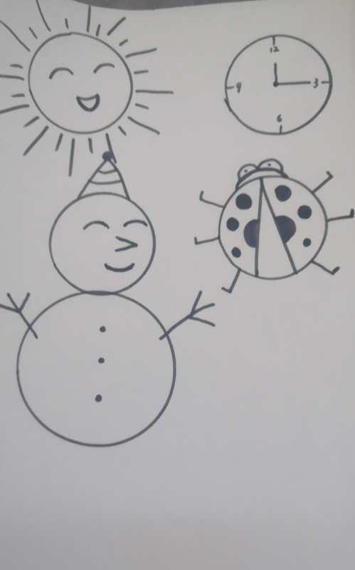 中四班【圆形创意画】3月18日活动