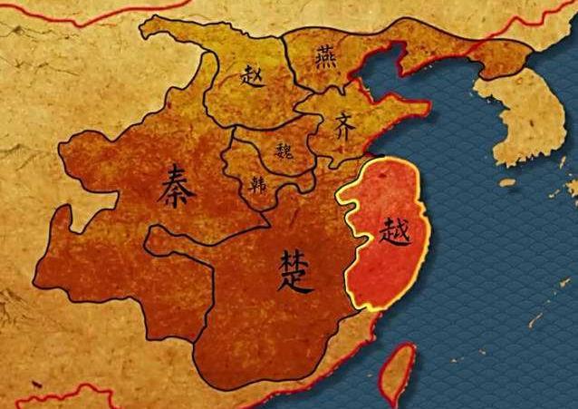 战国七雄分布图