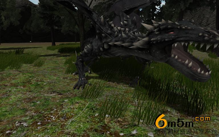 unity恐怖飞龙模型