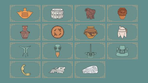 国博文物小插画--古代中国篇(一)