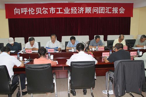 呼伦贝尔市工业经济顾问团一行来扎兰屯市调研