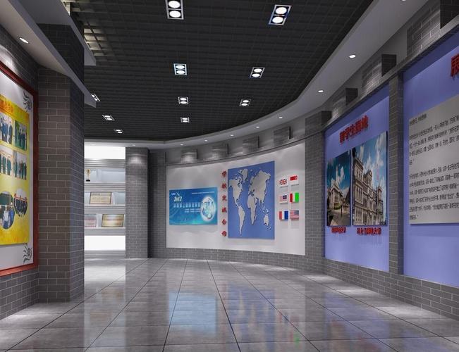 校史馆吊顶装修效果图