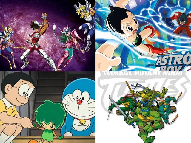 时代差异下的童年回忆,80,90,00,10后最喜欢看的动画都是什么