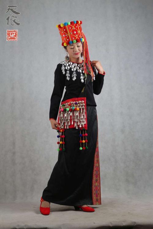 景颇族人简笔画