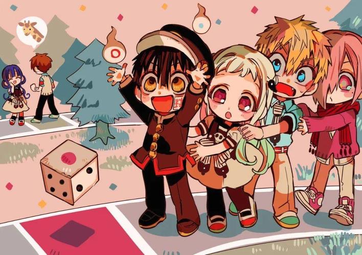 插画壁纸头像|q版地缚少年花子君最新萌系手绘作品!情侣可用!