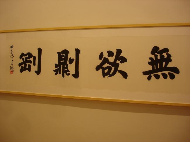王文杰将军书法展