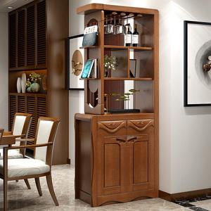 客厅进门玄关柜隔断80cm屏风现代简约酒柜小户型实木双面间厅鞋柜