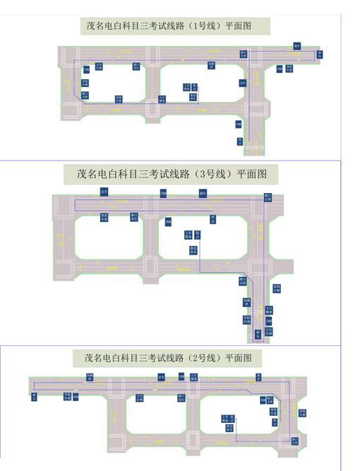 【茂名电白科三】模拟灯光与3条线路考试图