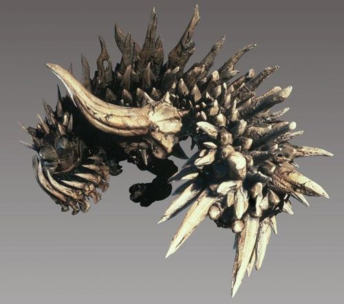 兽龙种,栖息在瘴气之谷,全身覆盖着尖利的骨头,能够团缩身体进行滚动