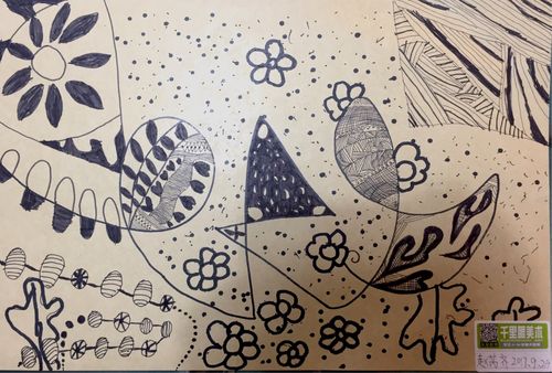 第三课-线描装饰画-点线面基础