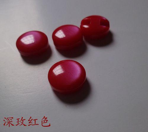 2.3厘米全新老式有机玻璃亮光型纽扣扣子/60-70年代复古蘑菇钮扣