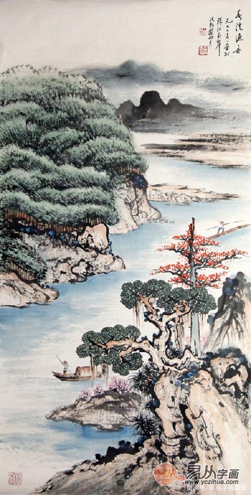 名家出现,当然画派也层出不穷,今天易从字画就简单谈论一下岭南画派的