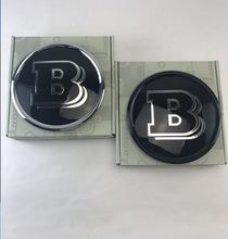 适用于奔驰新c e glc gle gla cla a b 镜面车标 巴博斯 中网大标
