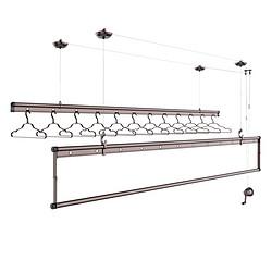 5元】晾衣架晒衣架_hotata 好太太 升降双杆