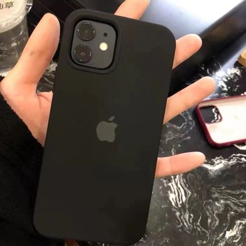 苹果12pro max图片颜色,苹果12promax颜色选择 液态硅胶手机壳苹果12黑色iphone11梅子色12pro手机壳xsmax防摔xs