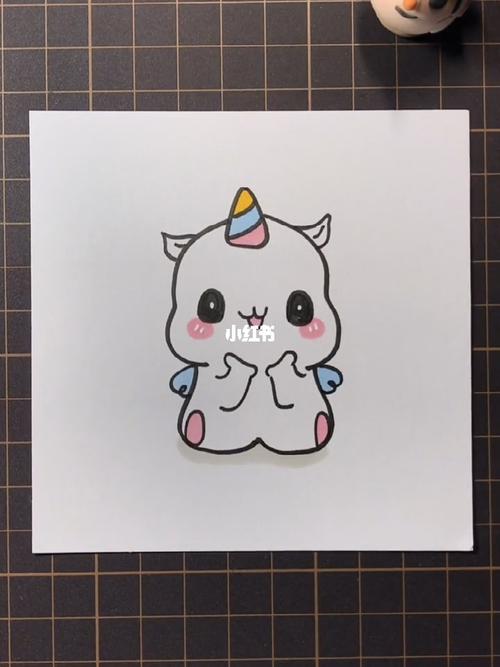 可爱的鼠星星简笔画_简笔画_人文_绘画