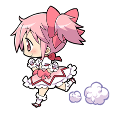 魔法少女小圆手绘卡通表情包