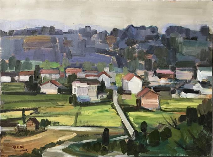 【决战疫情◇在线展览】"花海汉中 锦绣家园"油画水彩