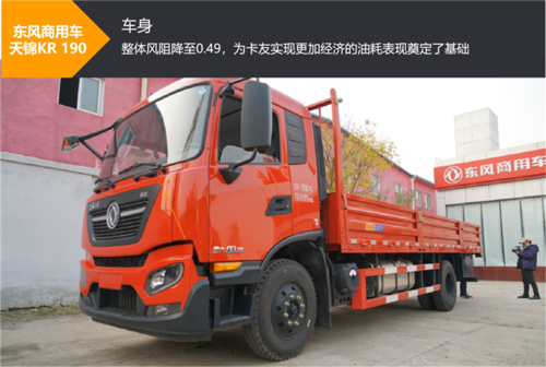国六龙擎动力加持,东风天锦kr 190是下一个爆款载货车
