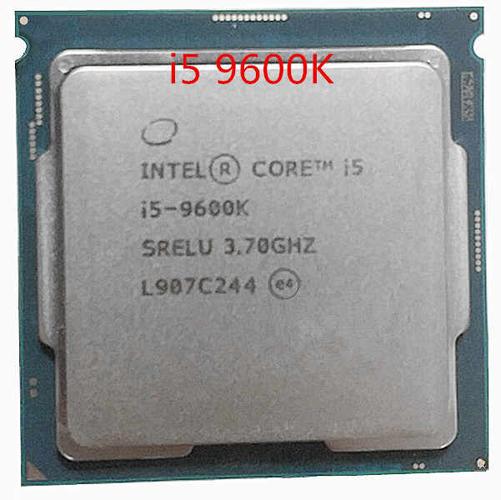 intel core i5-9600k processor i5 9600k cpu srelu 6core 6thread