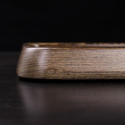 汇享鸡翅木茶盘整块实木大号电木花梨木茶海家用茶盘