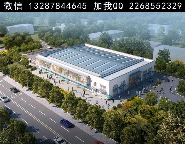 农贸市场设计案例效果图