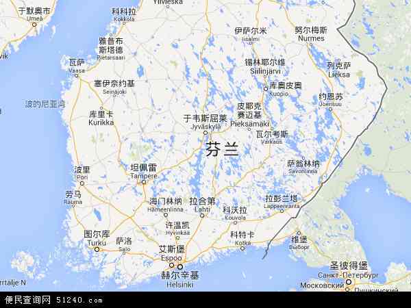 芬兰地图 - 芬兰电子地图 - 芬兰高清地图 - 2021年芬兰地图