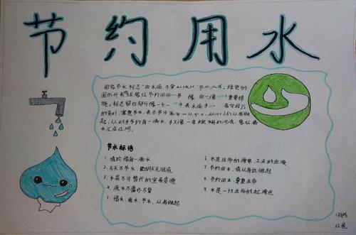 查《节约用水》手抄报 节约用水手抄报