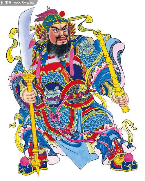 [传统古典] 高清门神图片 年画素材 高清门神图片 年画素材