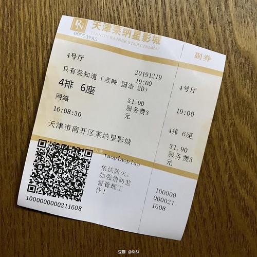 sisi的相册-2019年的电影票根