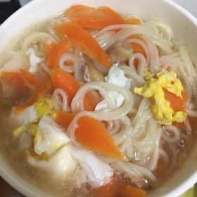 胡萝卜鸡蛋面