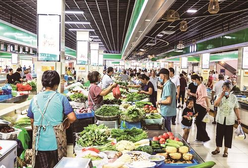 市场,是去年市委市政府投资4000多万元重点打造的民生项目和"菜篮子"