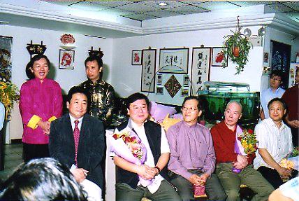 徐惠民,邱胜扬与师傅姜昆,引师赵炎,保师韩劳达,代师李增瑞,王谦祥