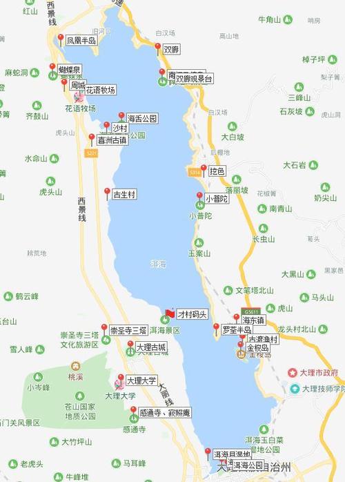 洱海自由行攻略|23个著名景点你get了吗?