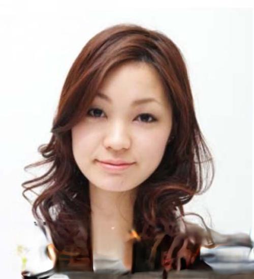 适合女士国字脸发型设计图片