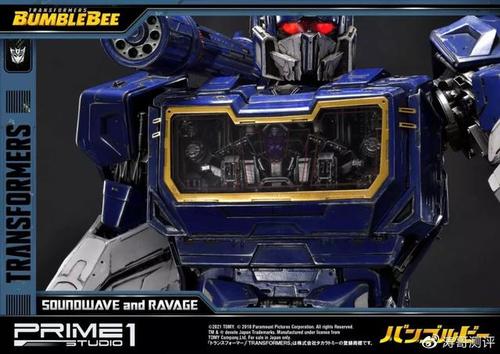 p1s大黄蜂版声波雕像来了机器狗居然也可再现折叠造型